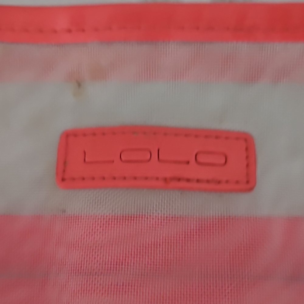 Pink and White Tote Bag